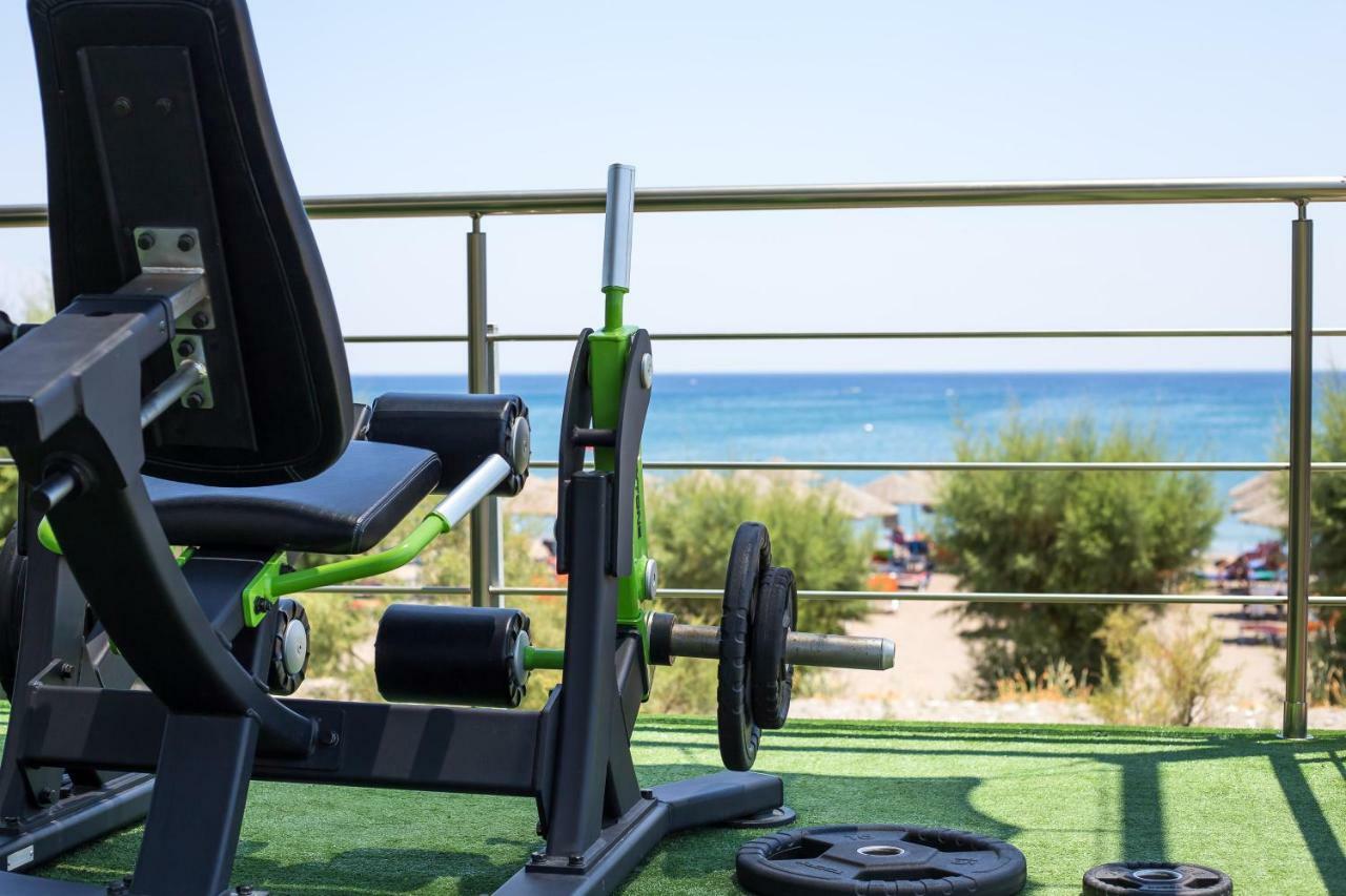 Pegasos Deluxe Beach Hotel Faliraki Eksteriør billede A leg press machine